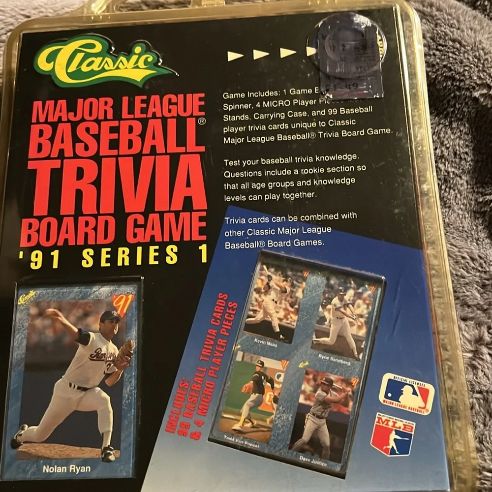1999 Vintage Classic Major League Baseball Game 1991 series 1 new Nolan Ryan